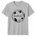 Minimalist Floral Abstract Art T-Shirt Abstract Shape Birthday Gift