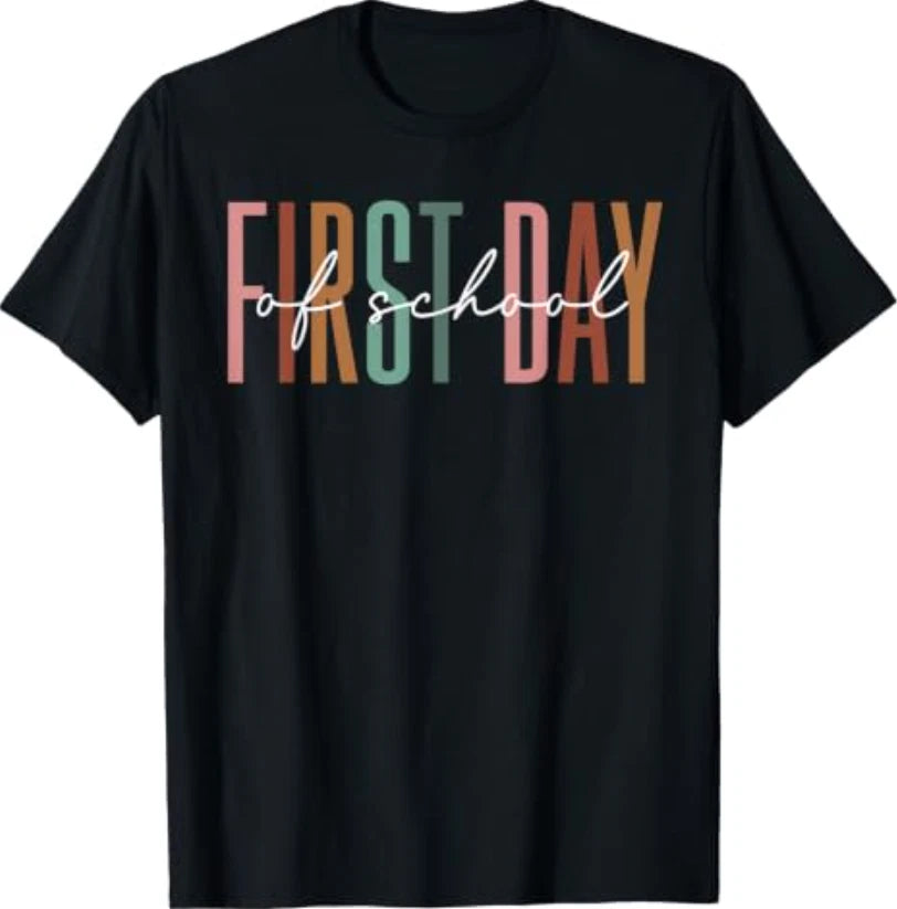 Funny First Day of School Teacher Girls Back to School Women T-Shirt
