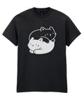 Personalised Cat Lover T-Shirt – Kawaii Cartoon Cats Graphic – Custom Name Kitty