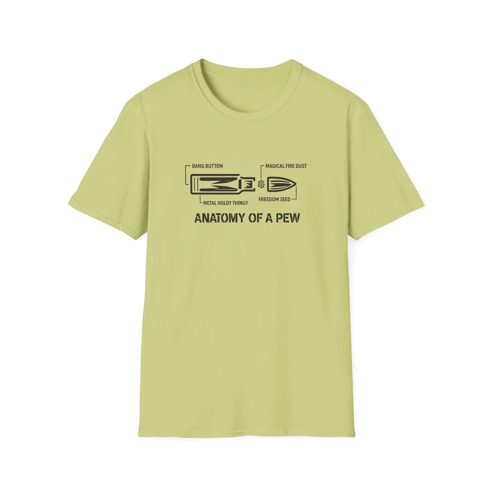 Funny Graphic T-Shirt: Anatomy of a Pew, Church Humor Tee, Gift for [...]