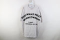 Vintage 90s Mens 2XL Funny Birthday Over The Hill Short Sleeve T-Shirt Gray USA