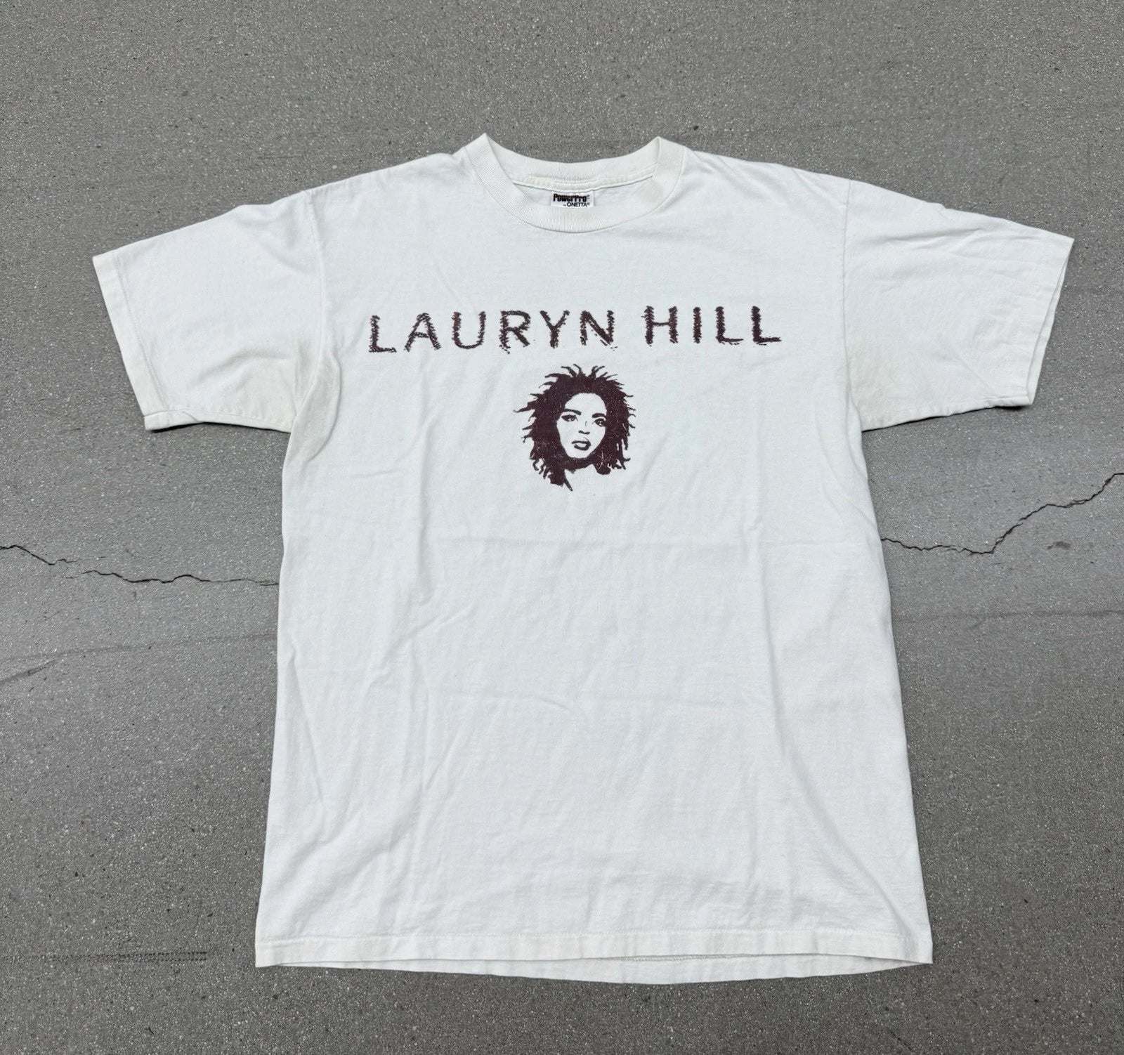 Vintage 1999 Miseducation World Tour Lauryn Hill Retro Music Graphic T-shirt L