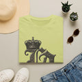 LA Crowned Gothic Monogram T-Shirt | Vintage Crown Initial Graphic