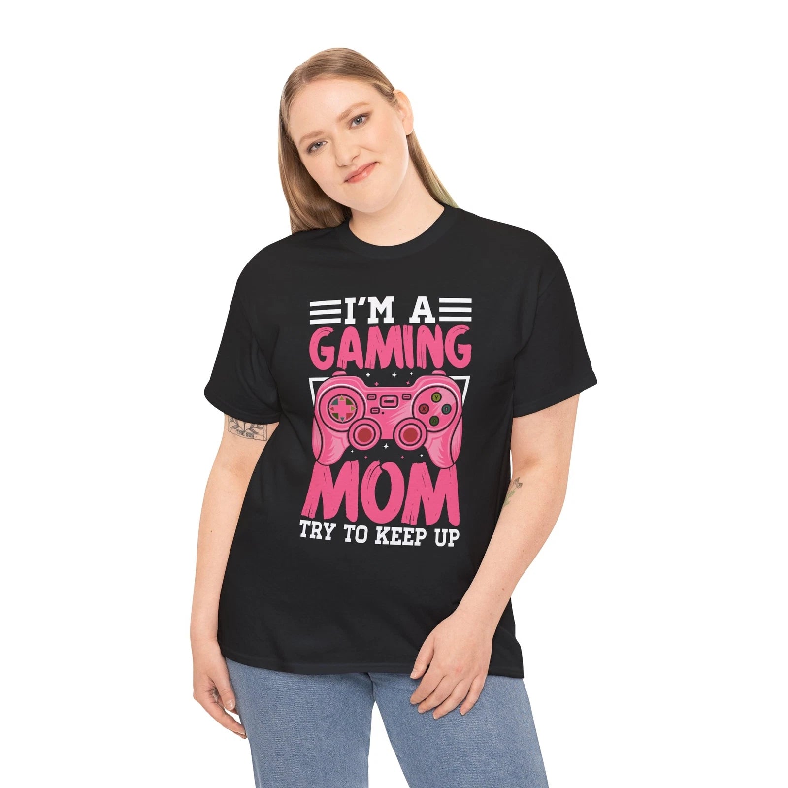 Funny Gaming Mom T-Shirt | Level Up Graphic Tee | Perfect Gift for Gamers