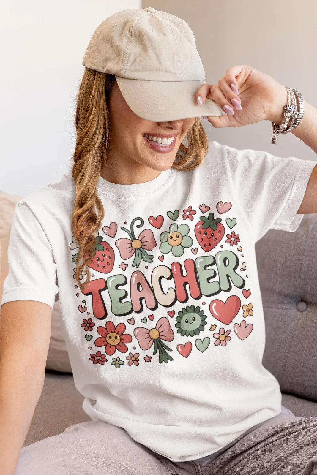Teacher Doodle T-Shirt • First Day of School Shirt • Colorful Teacher Life