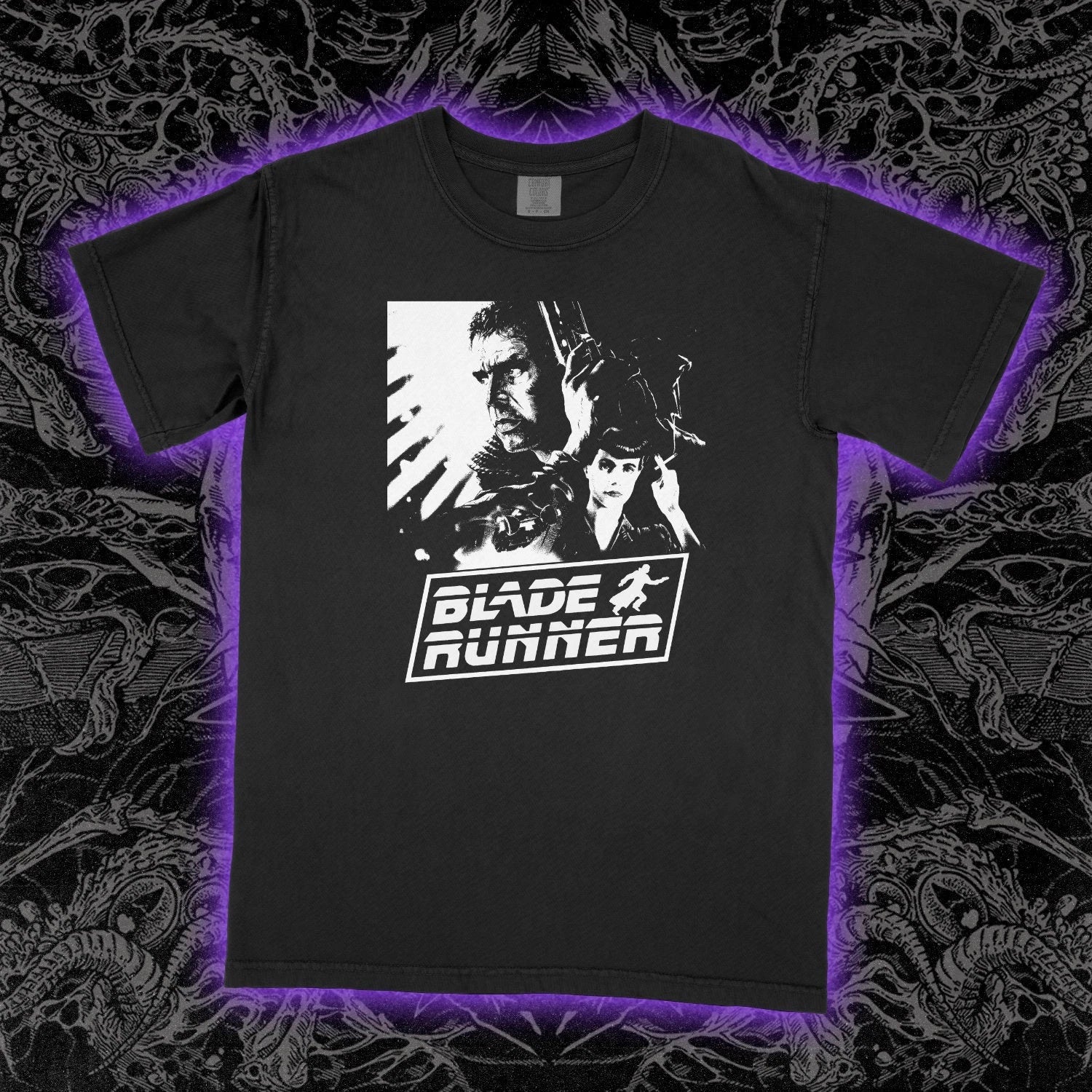 Blade Runner T-Shirt Sci-Fi Movie Graphic Tee Cyberpunk Film Inspired Unisex