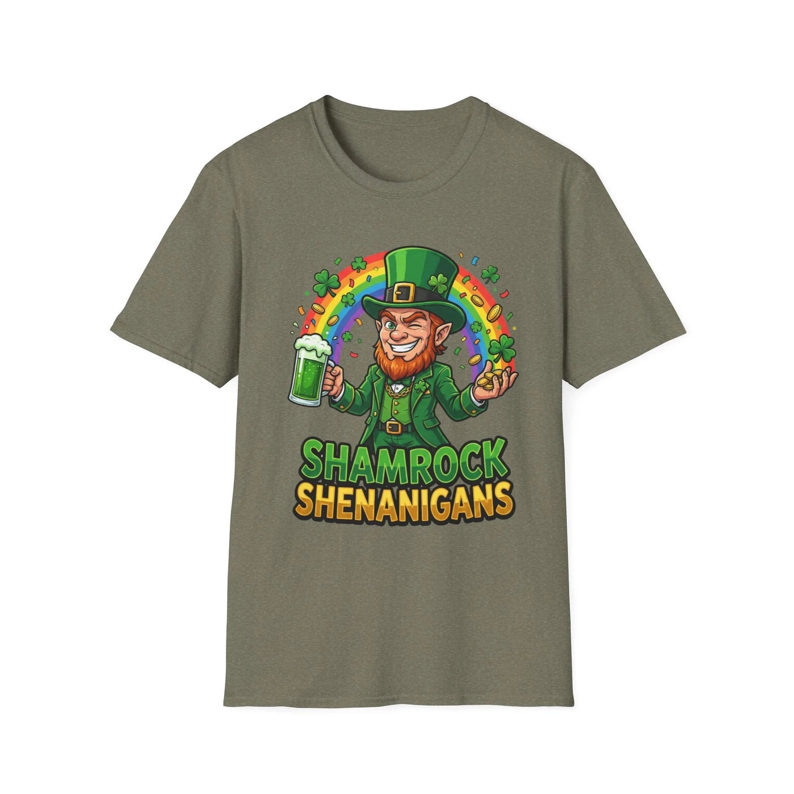 Lucky One St. Patrick's Day Shirt Funny Irish Clover Green Tee Gift for MenWomen