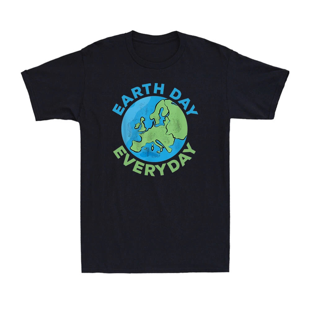 Earth Day Every Day Save The Earth Cool Science Nature Lovers Gift Men's T-Shirt