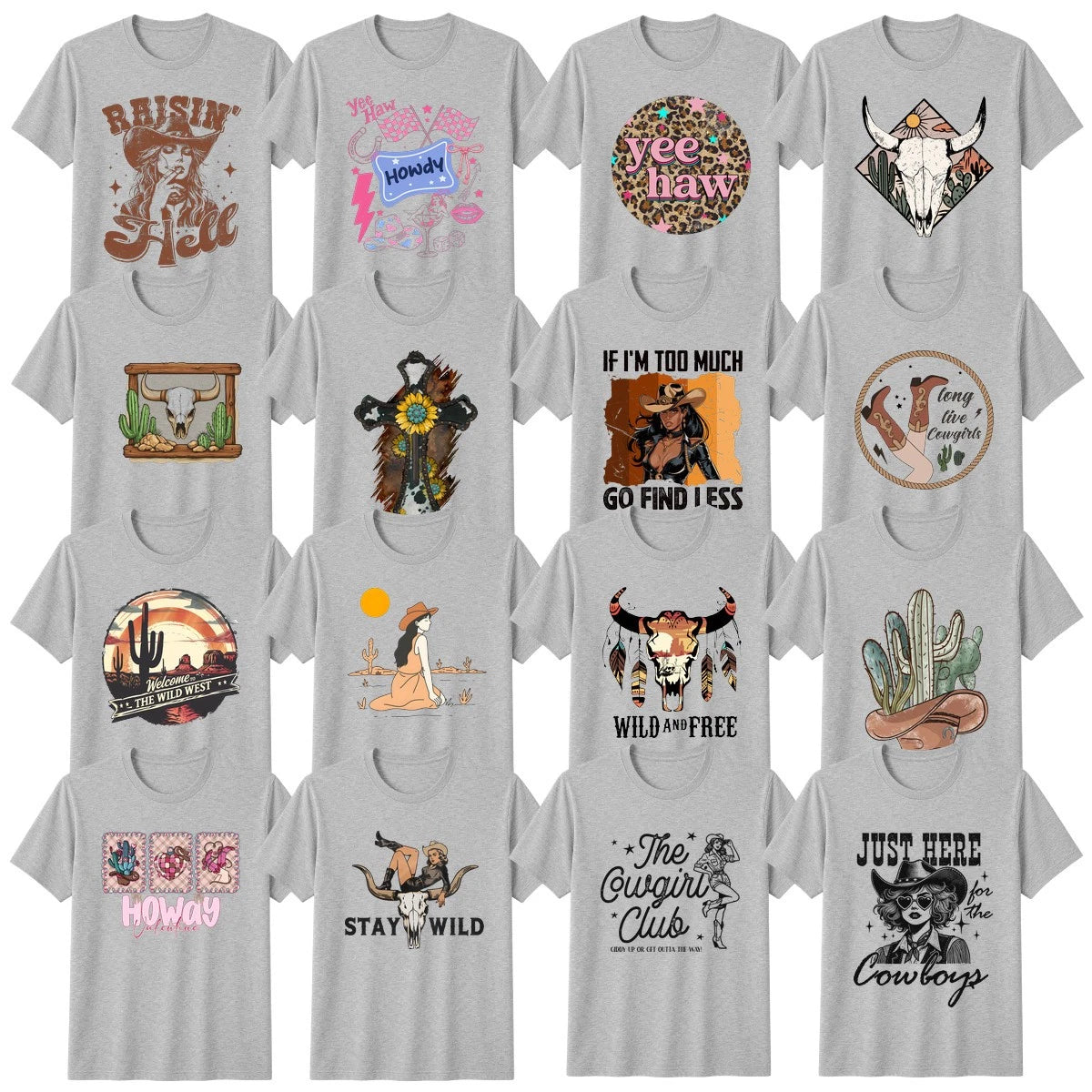 Retro Cowgirl Life T-Shirt Disco Cowgirl Western Gift
