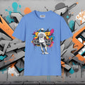 Graffiti DJ T-Shirt - Unisex Street Art Style Urban Music Graphic Tee Turntables