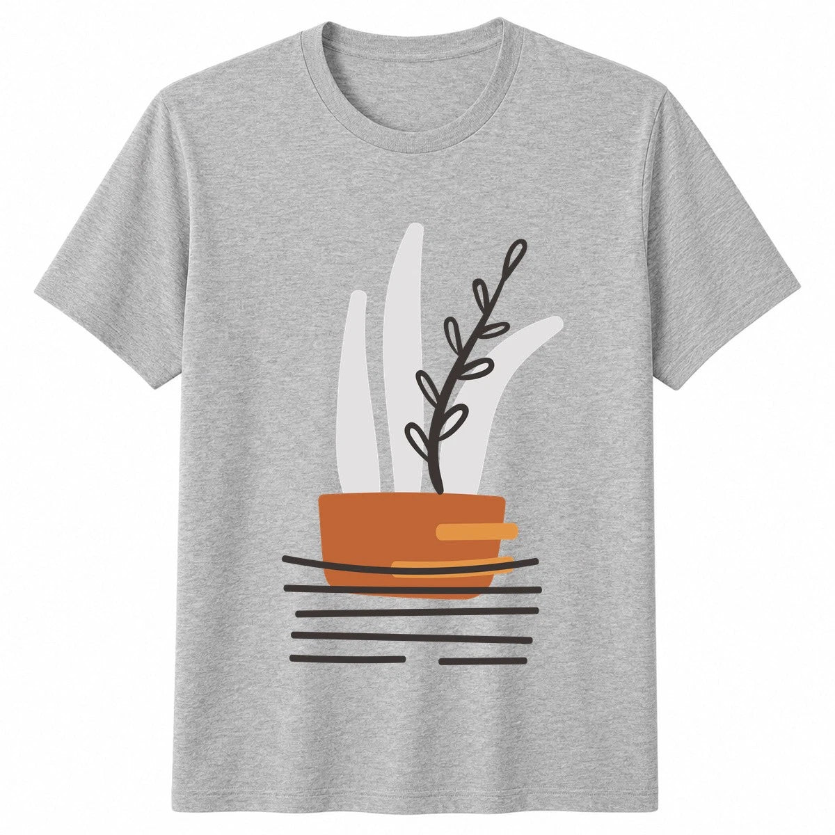 Gardening Floral Abstract Art T-Shirt Plants Birthday Gift