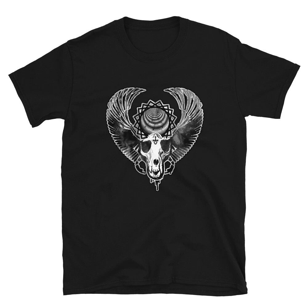 Egyptian Magic Occult Horace Tee Esoteric Ankh Alchemy Aliester Crowley T-shirt