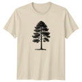 Pine Tree Sketch Nature Lover Forest T-Shirt