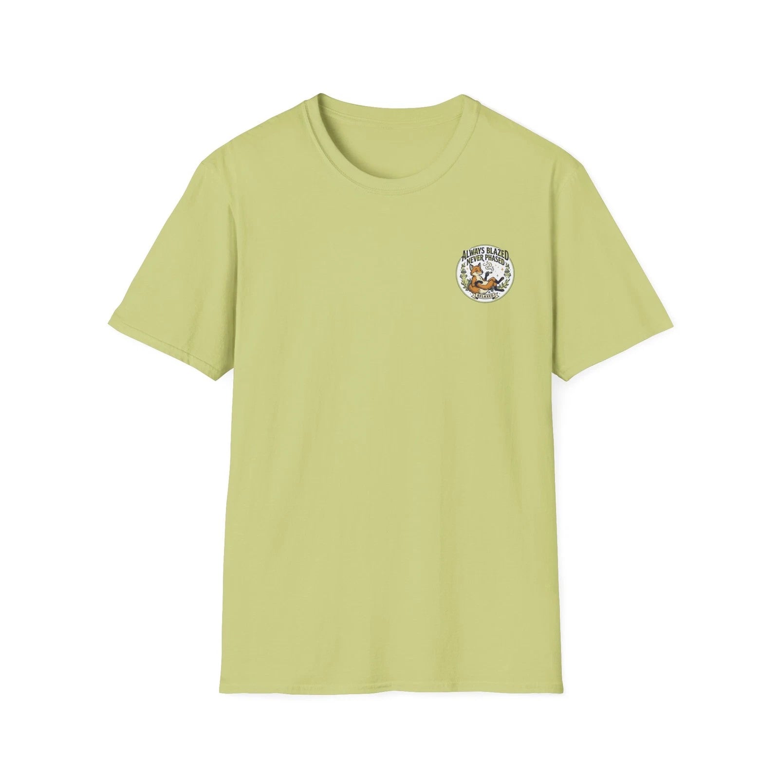 Always Blazed Never Phased Fox T-Shirt | Relaxed Smoking Graphic