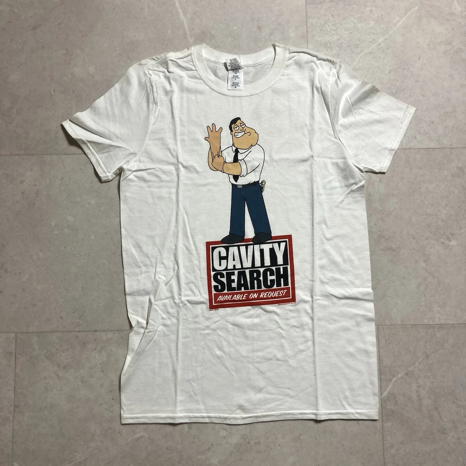 vintage american dad cavity search cartoon sitcom tee size small