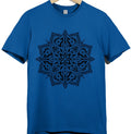 Mandala Floral Paisley Boho Graphic T-Shirt Zentangle Lotus Spiritual Yoga Tee.