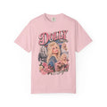 Country Music Icon collage T-Shirt | Retro Script, Floral Guitar