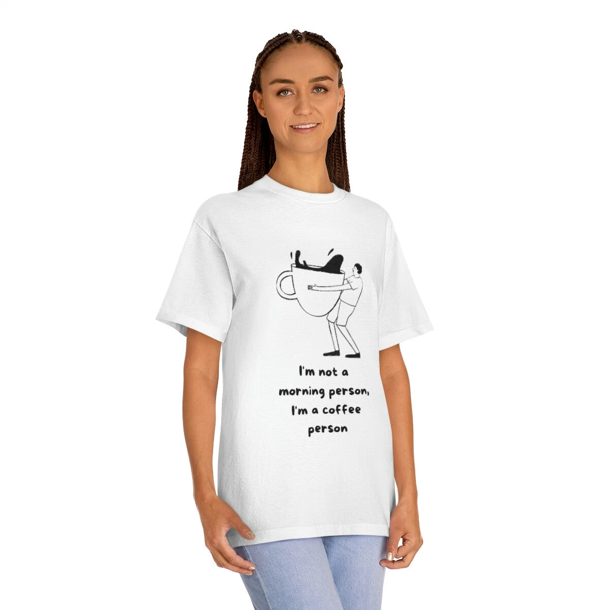 Unisex Classic Tee - I'm not a morning person, I'm a coffee person