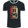 31st Birthday 31 Year Old Level Up Gaming Mens Ringer T-Shirt FotL