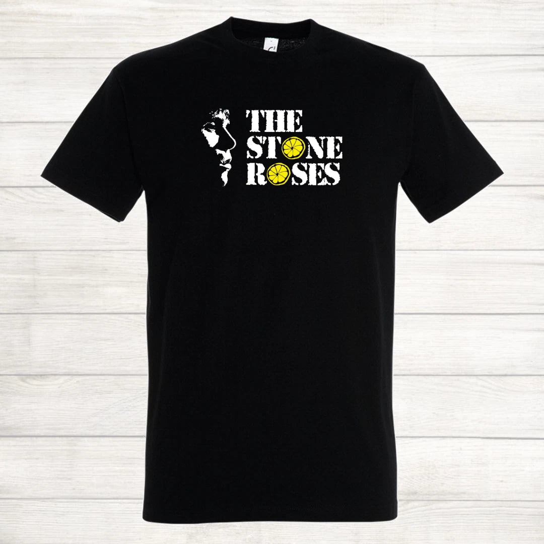 The Stone Roses Manchester Lemon Ian Brown Indie Rock Gig Festival T Shirt