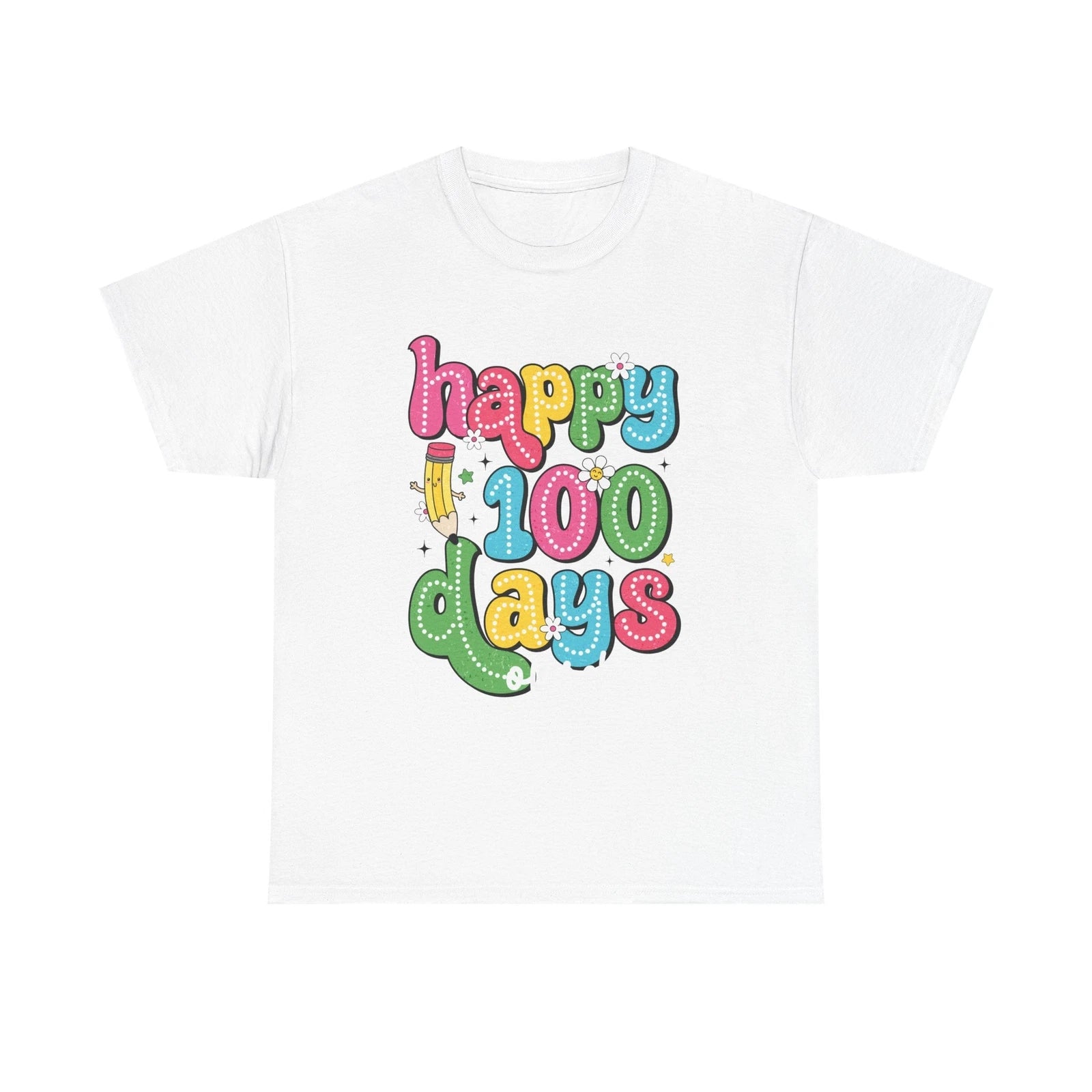 100 Days of School Shirt Happy 100 Days Tshirt Gift for Teacher