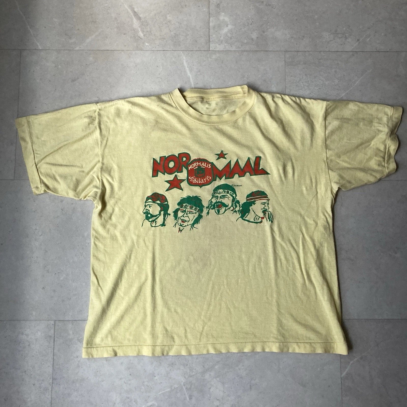 vintage normaal normalis jubilaris counrty rock band boxy tee medium
