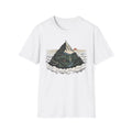 Mountain Peak Adventurer Forest Cabin Sunset Minimalist Graphic T-Shirt Apparel
