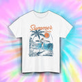 Summer Lovin' Shirt Retro Surfer Girl Sunset Beach Vacation Vibes Tee S-5XL