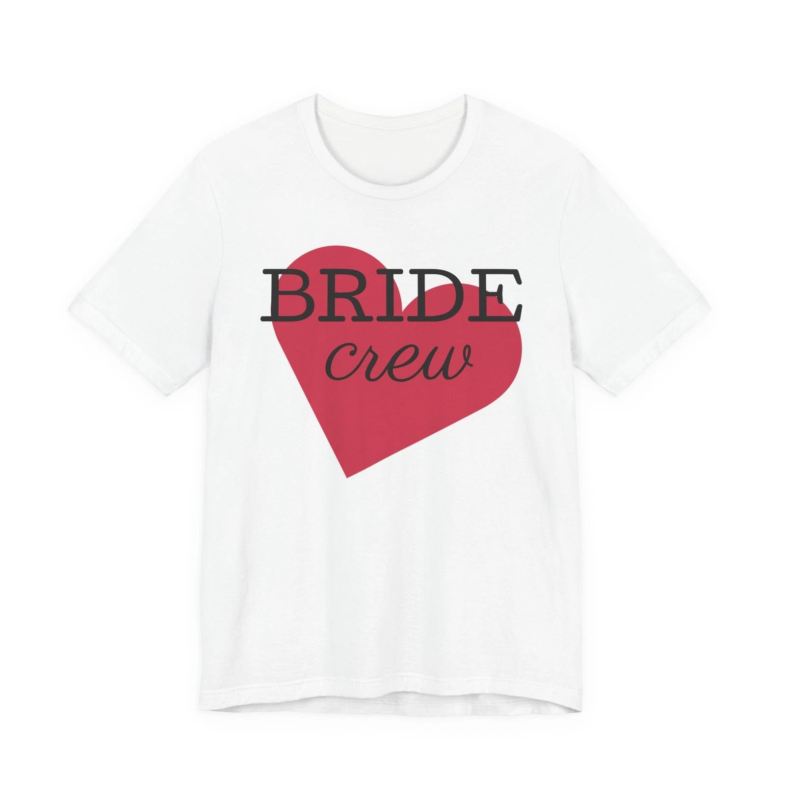 Bride Crew Tee | Heart Bachelorette Shirt, Bridal Party Top
