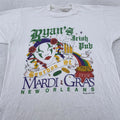 Vintage Ryan's Irish Pub Shirt Mens Small Bourbon St. New Orleans Mardi Gras 90s
