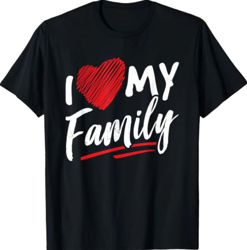 I Love My Family Meeting Families Gathering Reunion T-Shirt