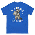 All Panic No Disco Raccoon Dance Floor Boogie Groovy Retro Unisex Classic Tee