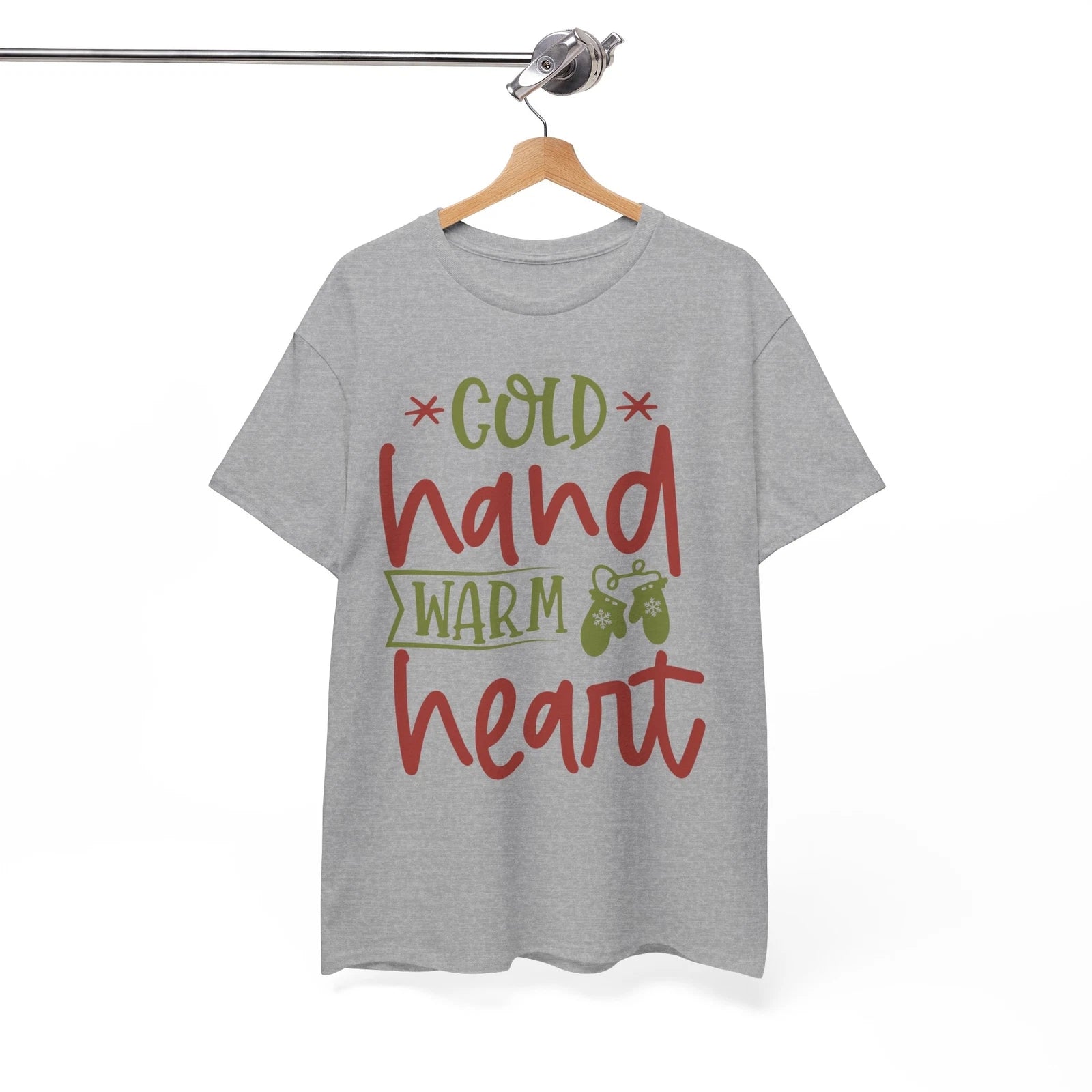 Cold Hand Wram Heart Shirt | Cool & Cozy Winter Tee | Stay Warm in Style