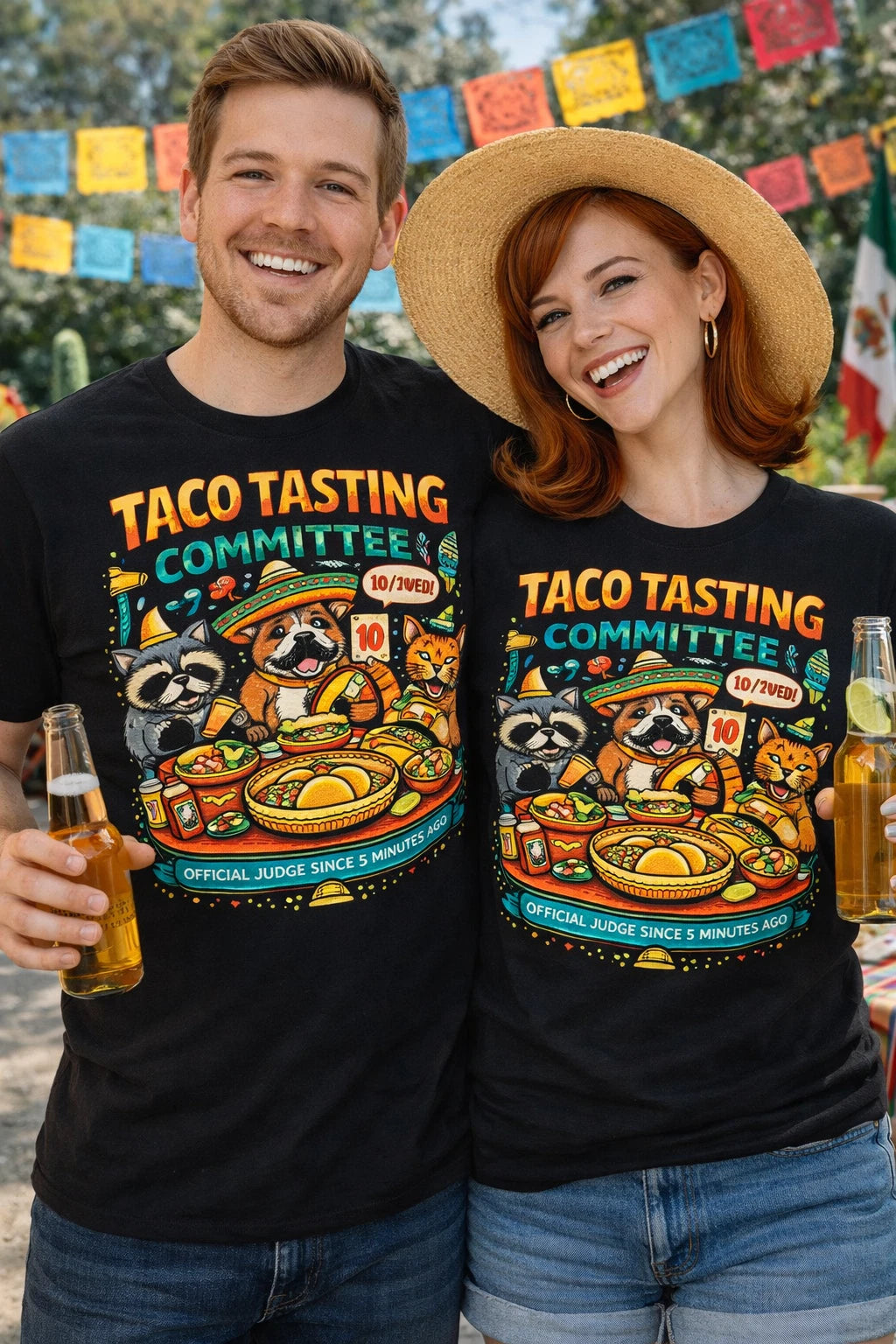 Cinco De Mayo Taco Tasting Committee Tee | Cinco Certified Funny Taco Shirt