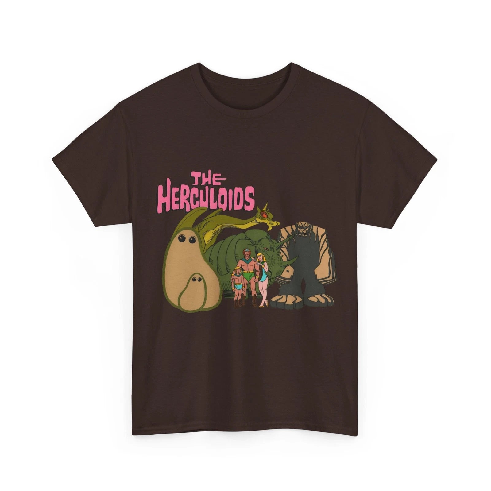 Herculoids T-Shirt Hanna-Barbera Retro 60s Cartoon Gloop Gleep Vintage-Style Tee