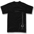 Acoustic Guitar T-Shirt Classic Rock Guitar Player Gift Mens Graphic Tee
