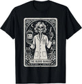 Gothic Tarot Card Blood Bank Skeleton Medical Laboratory T-Shirt