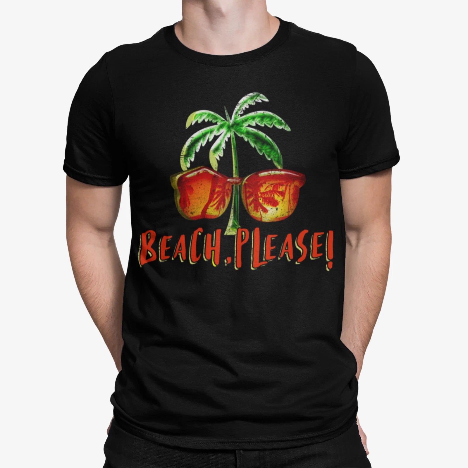 Summer Vibes Tropical Sunset Surf Beach Holiday Official Men's T-Shirt