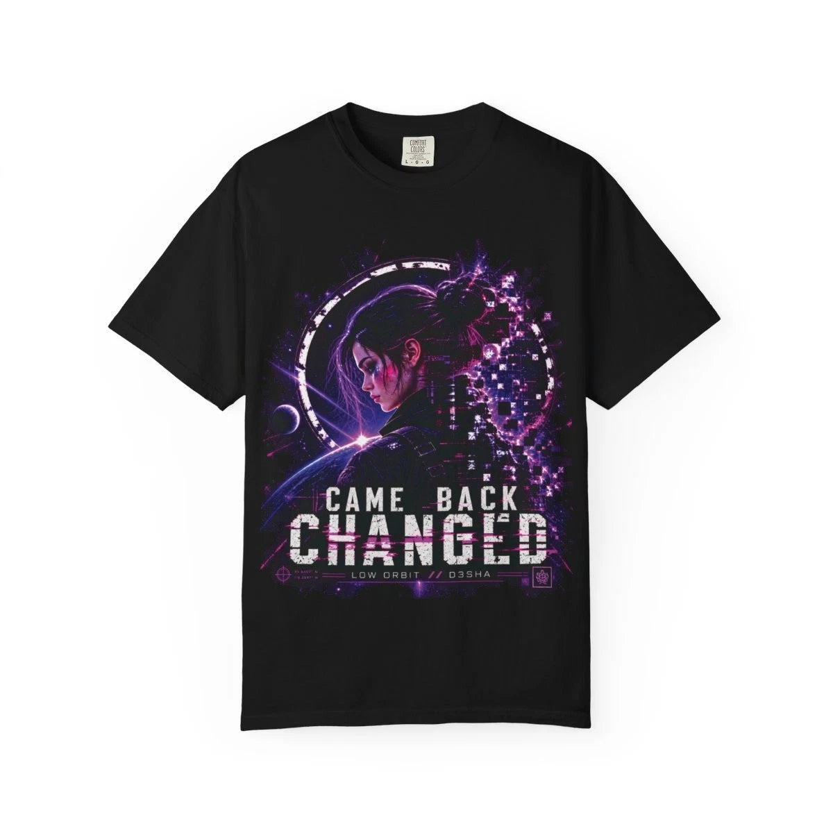 Came Back Changed Cyberpunk Sci Fi T-Shirt Vielle Low Orbit Graphic Tee