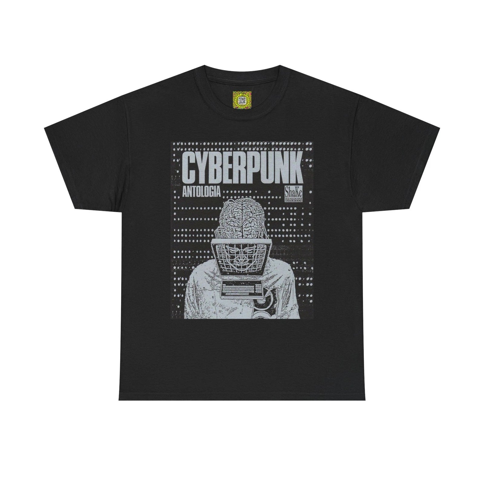 Cyberpunk Authentic Rave Flyer Graphic 100% Heavy Cotton Tee Futuristic Fashion