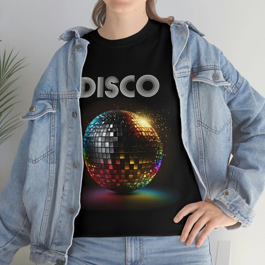 US Adults - Disco ball - Unisex Heavy Cotton Tee