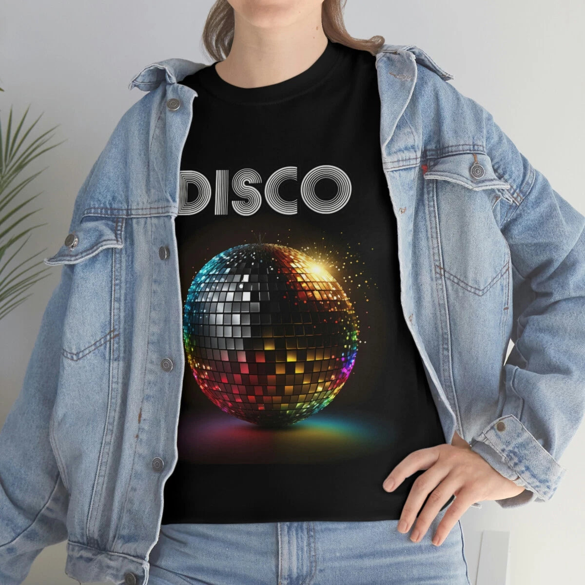 US Adults - Disco ball - Unisex Heavy Cotton Tee