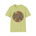 Flower Power graphic T-Shirt | retro floral wreath design