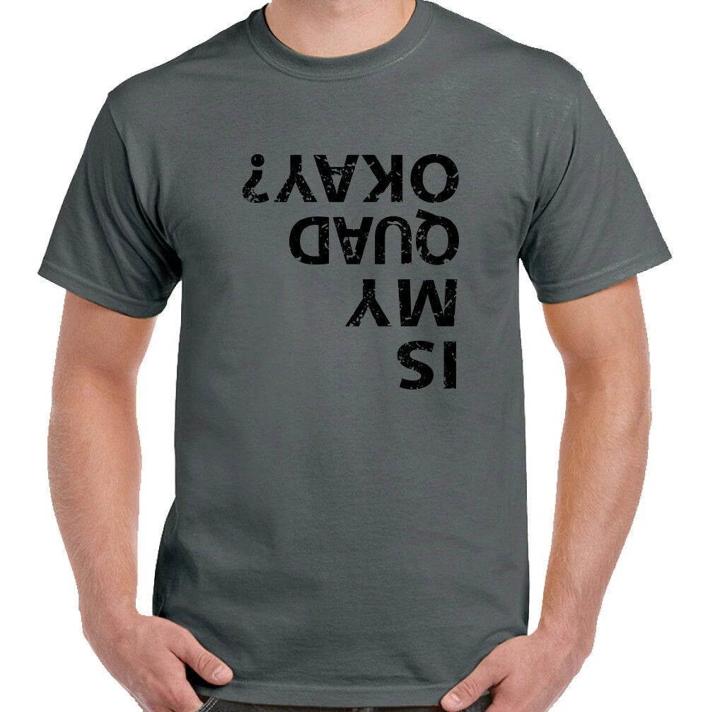 Quad Bike T-Shirt Is My Okay Mens Funny Biking Quadbike Off Roading Birthday Top