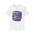Neon Tokyo Wave T-Shirt Cyberpunk Japanese Streetwear Graphic Tee Gift Unisex