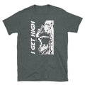 I Get High Rock Climbing Free Solo Bouldering Short-Sleeve Unisex T-Shirt