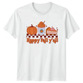 Happy Fall Yall Womens T-Shirt Pumpkin Spice Latte Autumn Thanksgiving