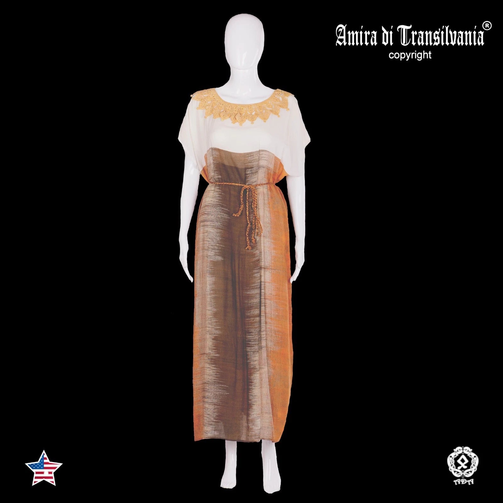 women clothing summer dress long kaftan cotton silk beige crochet brand couture