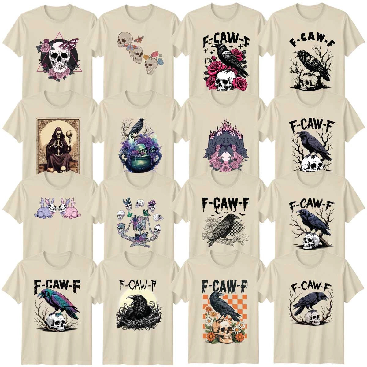 Gothic Adult T-Shirt Pastel Goth Alternative Dark Art Gift