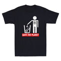 Save The Planet, Humanist Anti Religion Atheist Atheism Vintage Men's T-Shirt